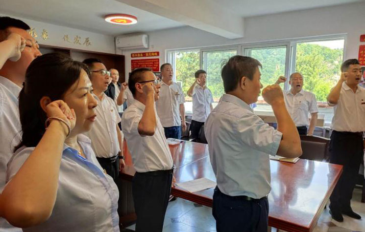 水洞集团公司党委倾力打造的党员之家正式启用_金沙8888js水洞风物区